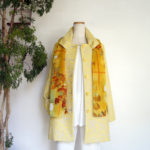 春の花ジャガード織ロングジャケット
